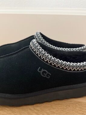 UGG Black Tasman Slippers